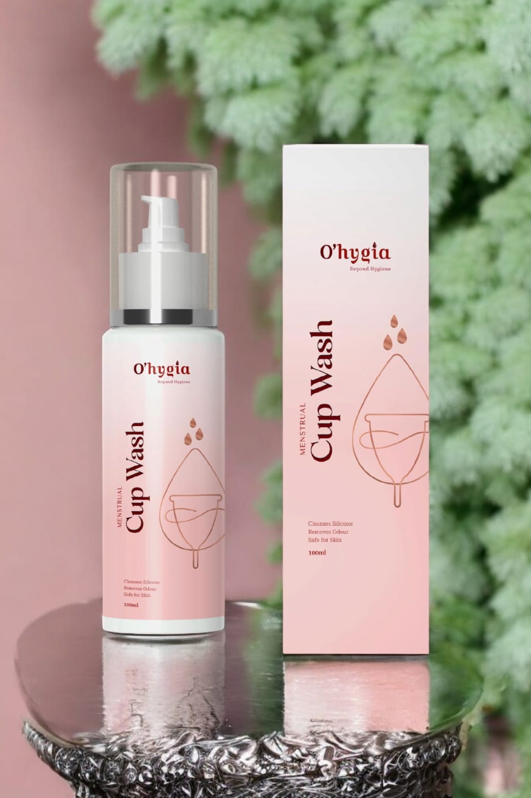 O'HYGIA Menstrual Cup Small & Capsule Sterilizer Combo with Free Cup Wash