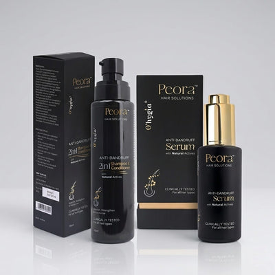 O’hygia Peora Hair Serum + Anti-Dandruff Shampoo & Conditioner Combo