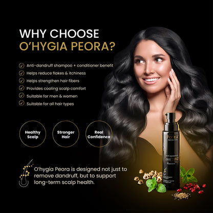 O'hygia Peora Anti Dandruff Shampoo + Conditioner