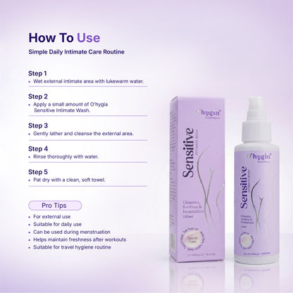 O'hygia Sensitive Intimate Wash