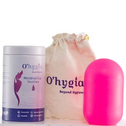 O’hygia Menstrual Cup + Capsule Sterilizer Combo