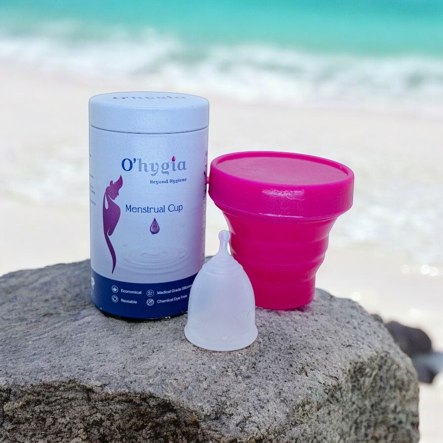O'hygia Menstrual Cup with Foldable Sterilizer