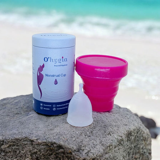 O'hygia Menstrual Cup with Foldable Sterilizer