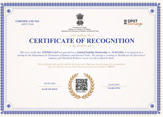 DPIIT Startup India Recognized