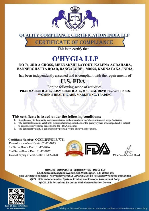 FDA Compliance Certified