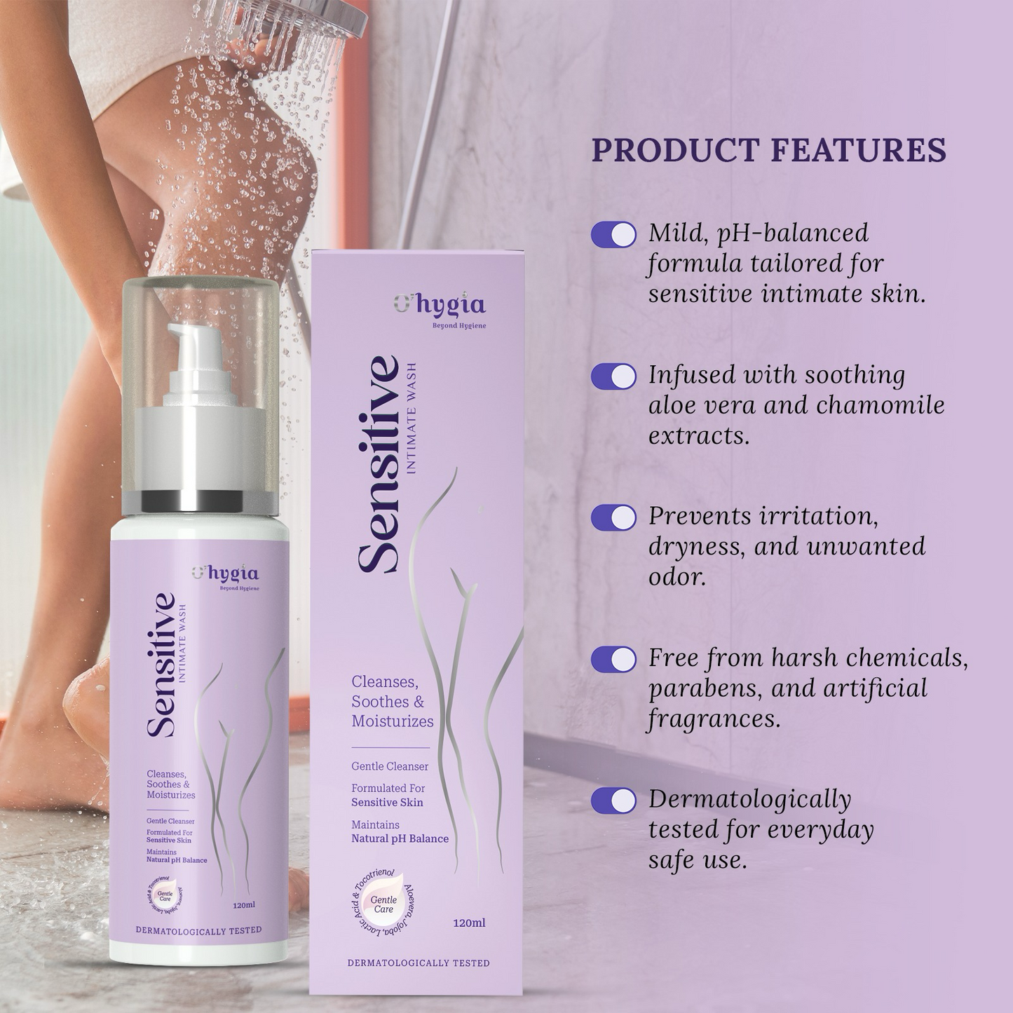 O'hygia Sensitive Intimate Wash