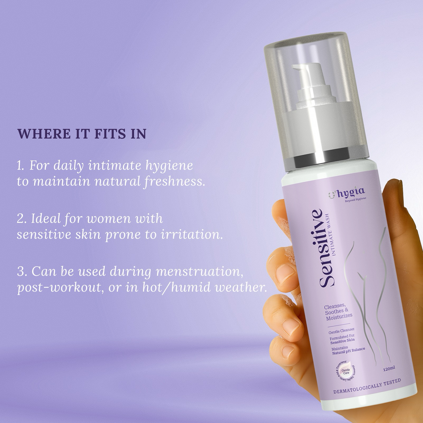 O'hygia Sensitive Intimate Wash